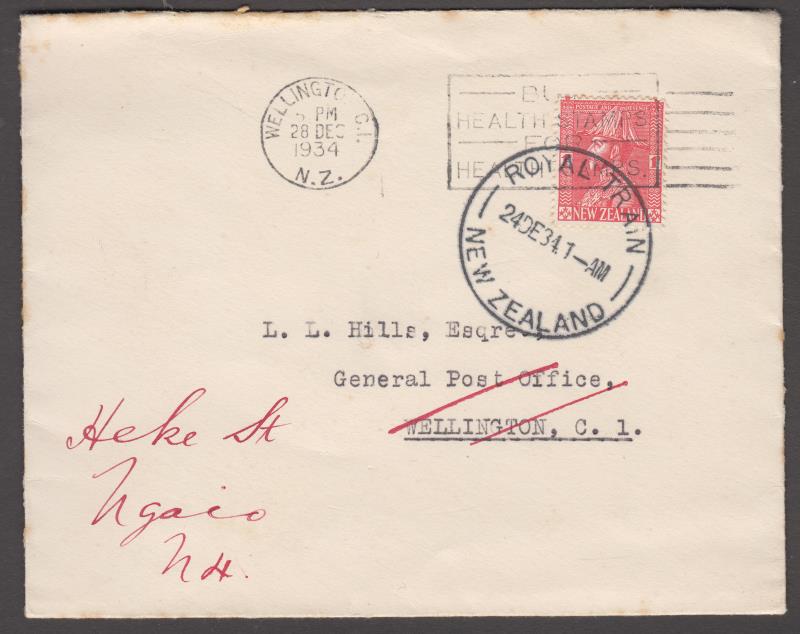 Lot 202 - New Zealand - Postal History  -  Mowbray Collectables ​Public Stamp Auction #36