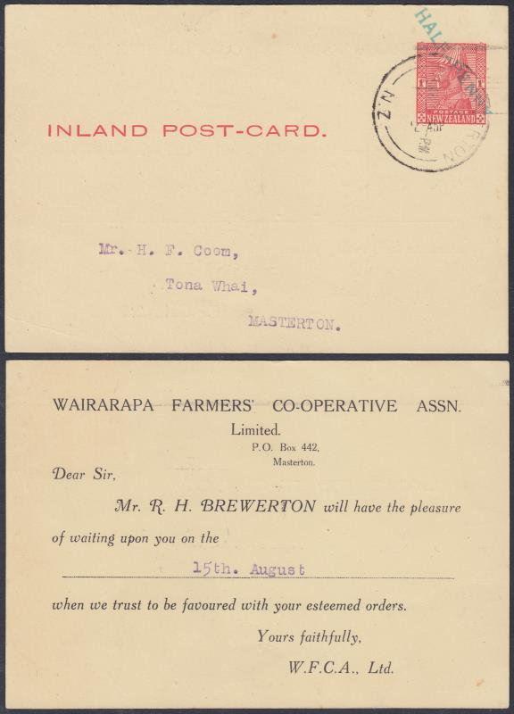 Lot 207 - New Zealand - Postal Stationery  -  Mowbray Collectables ​Public Stamp Auction #36