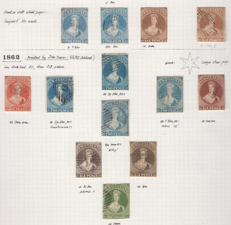 Lot 220 - NEW ZEALAND - Definitives: Full Face Queens Collections  -  Mowbray Collectables ​Public Stamp Auction #36