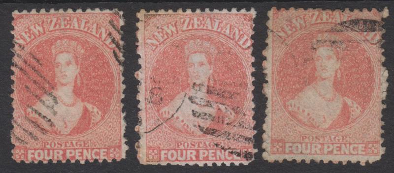 Lot 225 - NEW ZEALAND - Definitives: Full Face Queens Collections  -  Mowbray Collectables ​Public Stamp Auction #36