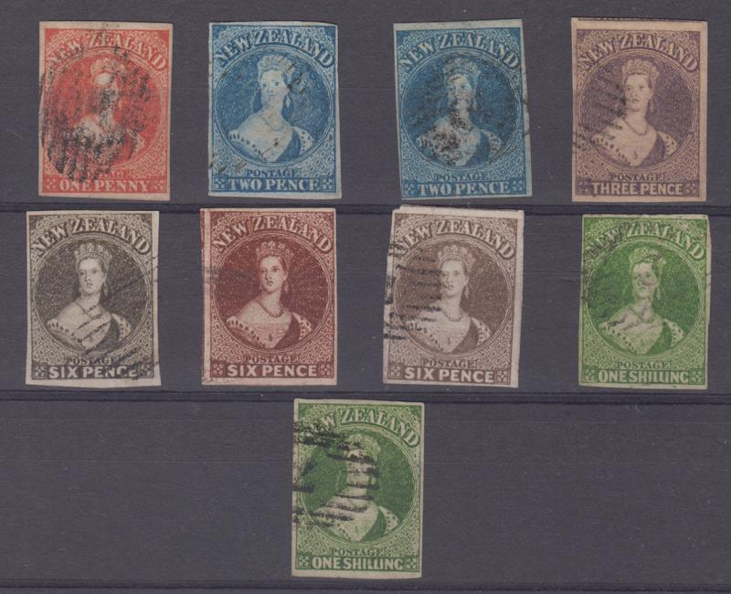 Lot 295 - NEW ZEALAND - Definitives: Full Face Queens - Mowbray Collectables Public Stamp Auction #36 Lot 295 - NEW ZEALAND - Definitives: Full Face Queens - Mowbray Collectables Public Stamp Auction #36