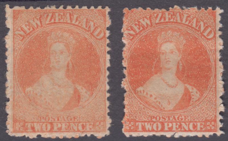 Lot 306 - NEW ZEALAND - Definitives: Full Face Queens  -  Mowbray Collectables ​Public Stamp Auction #36