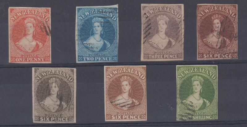 Lot 309 - NEW ZEALAND - Definitives: Full Face Queens  -  Mowbray Collectables ​Public Stamp Auction #36
