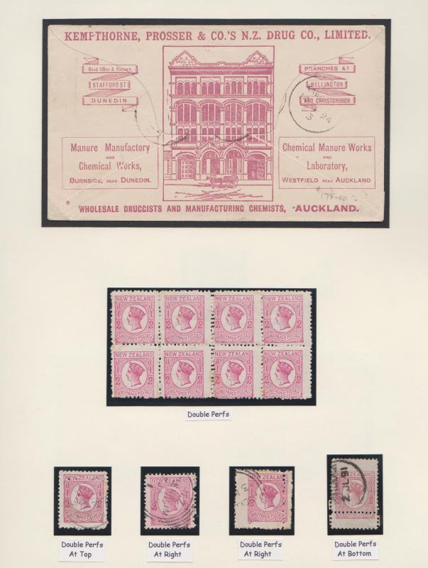 Lot 326 - NEW ZEALAND - Definitives: First Sidefaces  -  Mowbray Collectables ​Public Stamp Auction #36