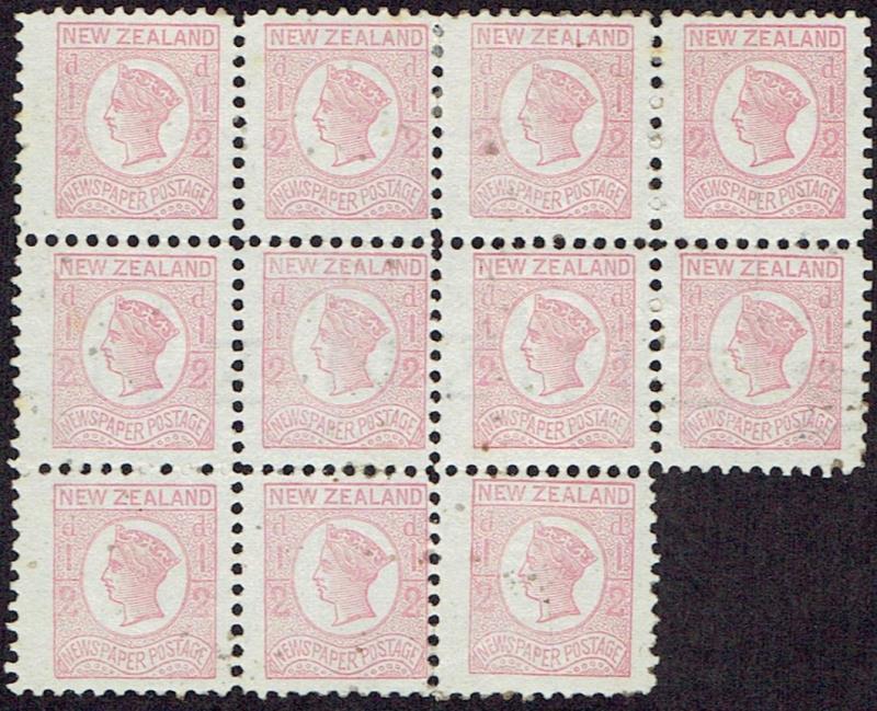 Lot 327 - NEW ZEALAND - Definitives: First Sidefaces  -  Mowbray Collectables ​Public Stamp Auction #36