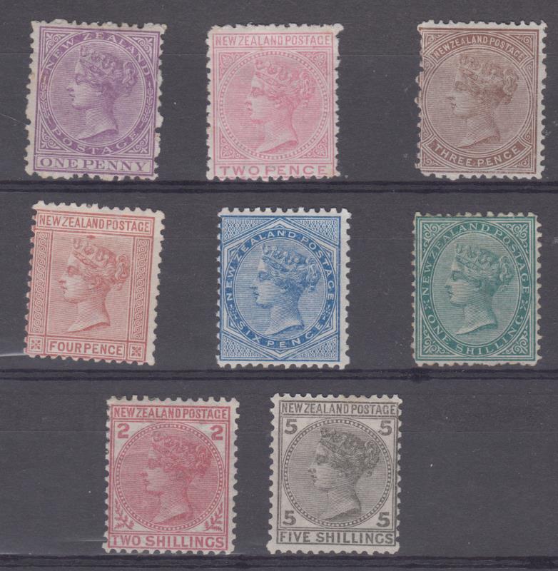 Lot 337 - NEW ZEALAND - Definitives: First Sidefaces  -  Mowbray Collectables ​Public Stamp Auction #36