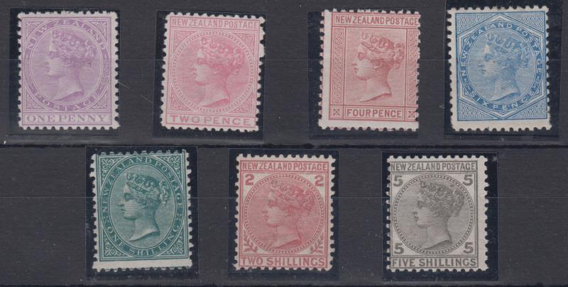 Lot 338 - NEW ZEALAND - Definitives: First Sidefaces  -  Mowbray Collectables ​Public Stamp Auction #36