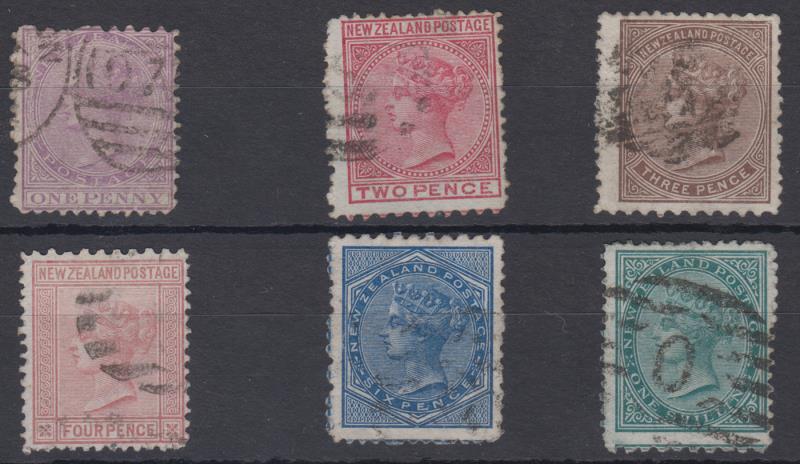 Lot 339 - NEW ZEALAND - Definitives: First Sidefaces  -  Mowbray Collectables ​Public Stamp Auction #36