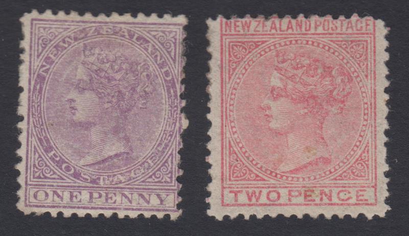 Lot 345 - NEW ZEALAND - Definitives: First Sidefaces  -  Mowbray Collectables ​Public Stamp Auction #36