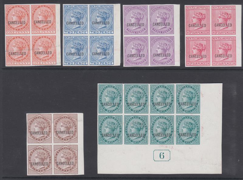 Lot 355 - NEW ZEALAND - Definitives: First Sidefaces  -  Mowbray Collectables ​Public Stamp Auction #36