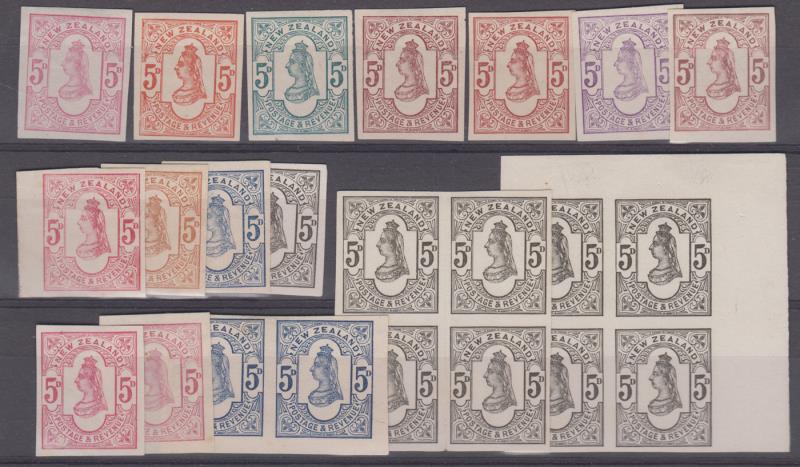 Lot 371 - NEW ZEALAND - Definitives: Second Sidefaces  -  Mowbray Collectables ​Public Stamp Auction #36