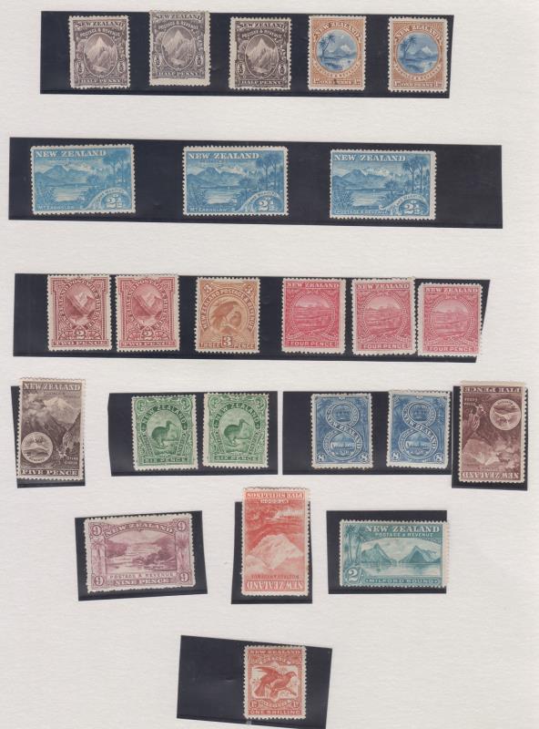 Lot 390 - NEW ZEALAND - Definitives: 1898 Pictorials - Mowbray Collectables Public Stamp Auction #36 Lot 390 - NEW ZEALAND - Definitives: 1898 Pictorials - Mowbray Collectables Public Stamp Auction #36
