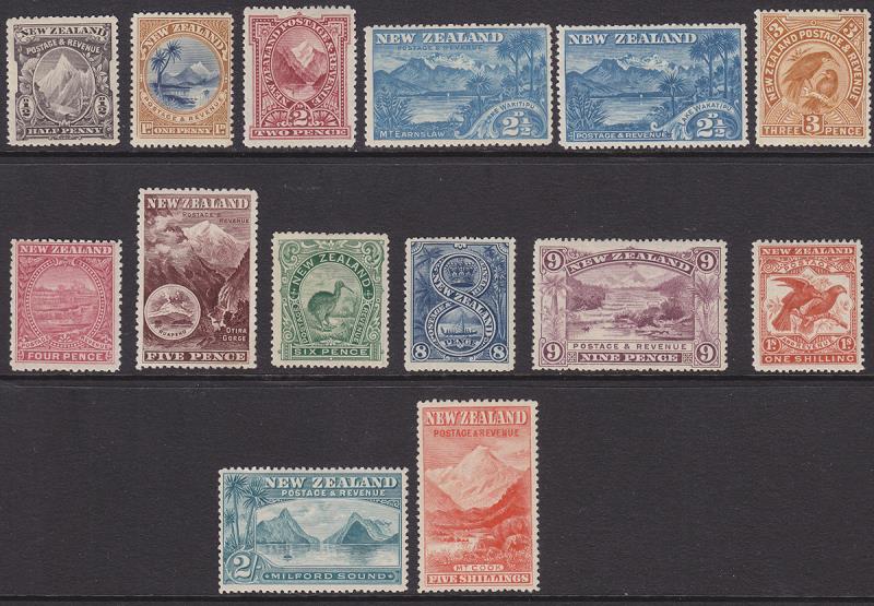 Lot 391 - NEW ZEALAND - Definitives: 1898 Pictorials - Mowbray Collectables Public Stamp Auction #36 Lot 391 - NEW ZEALAND - Definitives: 1898 Pictorials - Mowbray Collectables Public Stamp Auction #36