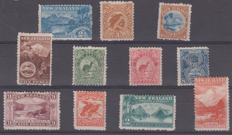 Lot 394 - NEW ZEALAND - Definitives: 1898 Pictorials - Mowbray Collectables Public Stamp Auction #36 Lot 394 - NEW ZEALAND - Definitives: 1898 Pictorials - Mowbray Collectables Public Stamp Auction #36