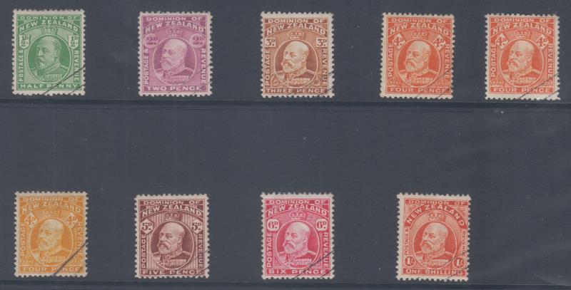 Lot 429 - NEW ZEALAND - Definitives: King Edward VII - Mowbray Collectables Public Stamp Auction #36 Lot 429 - NEW ZEALAND - Definitives: King Edward VII - Mowbray Collectables Public Stamp Auction #36
