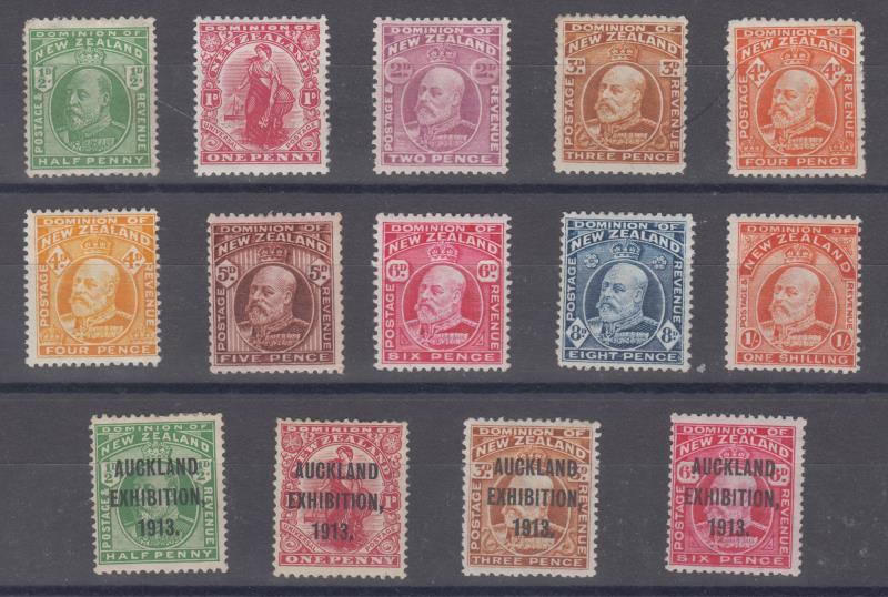 Lot 430 - NEW ZEALAND - Definitives: King Edward VII - Mowbray Collectables Public Stamp Auction #36 Lot 430 - NEW ZEALAND - Definitives: King Edward VII - Mowbray Collectables Public Stamp Auction #36