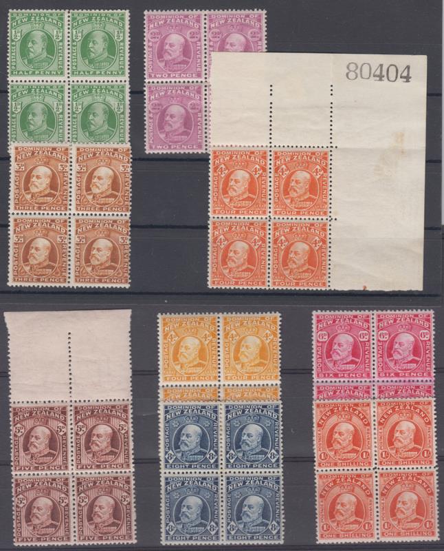 Lot 431 - NEW ZEALAND - Definitives: King Edward VII - Mowbray Collectables Public Stamp Auction #36 Lot 431 - NEW ZEALAND - Definitives: King Edward VII - Mowbray Collectables Public Stamp Auction #36