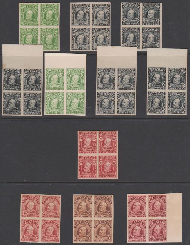 Lot 434 - NEW ZEALAND - Definitives: King Edward VII - Mowbray Collectables Public Stamp Auction #36 Lot 434 - NEW ZEALAND - Definitives: King Edward VII - Mowbray Collectables Public Stamp Auction #36