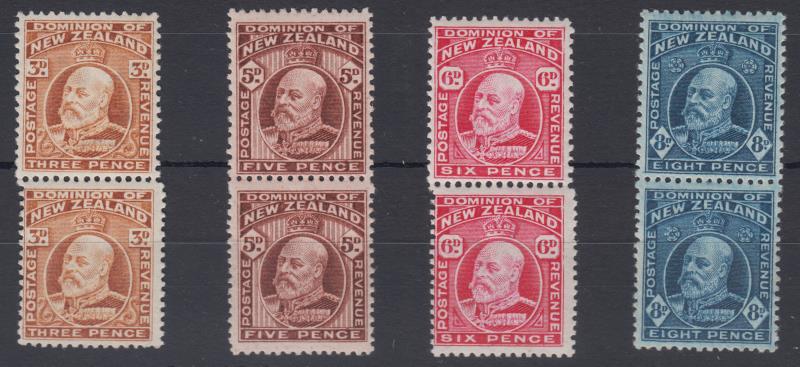 Lot 437 - NEW ZEALAND - Definitives: King Edward VII - Mowbray Collectables Public Stamp Auction #36 Lot 437 - NEW ZEALAND - Definitives: King Edward VII - Mowbray Collectables Public Stamp Auction #36