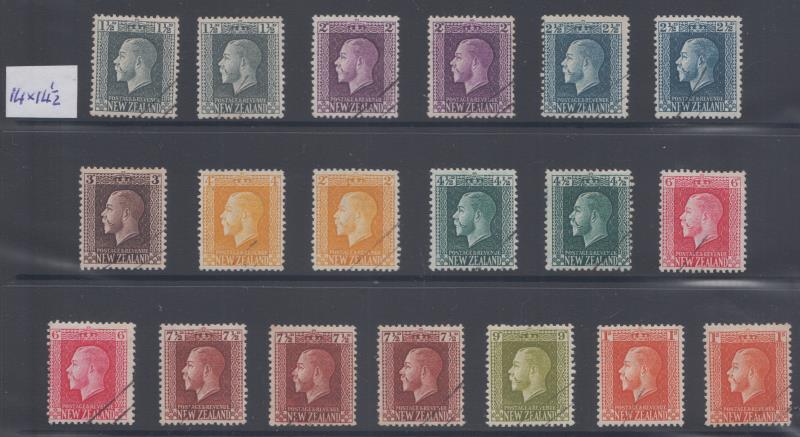 Lot 443 - NEW ZEALAND - Definitives: King George V - Mowbray Collectables Public Stamp Auction #36 Lot 443 - NEW ZEALAND - Definitives: King George V - Mowbray Collectables Public Stamp Auction #36