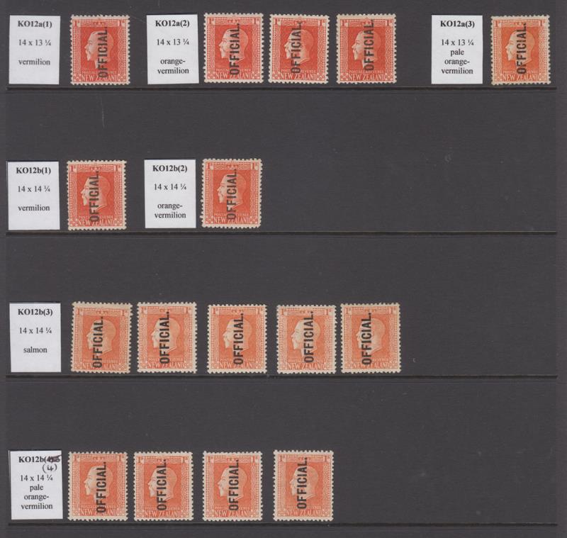 Lot 451 - NEW ZEALAND - Definitives: King George V - Mowbray Collectables Public Stamp Auction #36 Lot 451 - NEW ZEALAND - Definitives: King George V - Mowbray Collectables Public Stamp Auction #36