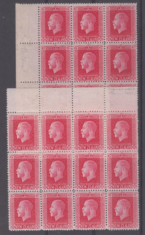 Lot 457 - NEW ZEALAND - Definitives: King George V - Mowbray Collectables Public Stamp Auction #36 Lot 457 - NEW ZEALAND - Definitives: King George V - Mowbray Collectables Public Stamp Auction #36