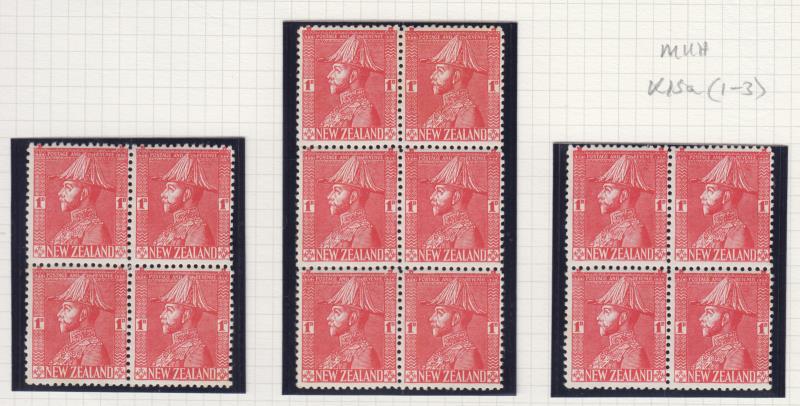 Lot 460 - NEW ZEALAND - Definitives: King George V - Mowbray Collectables Public Stamp Auction #36 Lot 460 - NEW ZEALAND - Definitives: King George V - Mowbray Collectables Public Stamp Auction #36