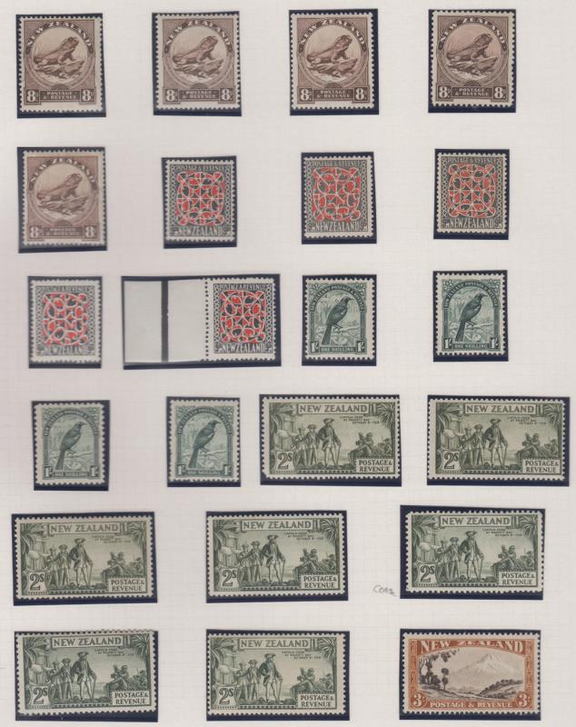 Lot 472 - NEW ZEALAND - Definitives: 1935 Pictorials - Mowbray Collectables Public Stamp Auction #36 Lot 472 - NEW ZEALAND - Definitives: 1935 Pictorials - Mowbray Collectables Public Stamp Auction #36