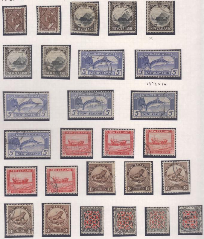 Lot 475 - NEW ZEALAND - Definitives: 1935 Pictorials - Mowbray Collectables Public Stamp Auction #36 Lot 475 - NEW ZEALAND - Definitives: 1935 Pictorials - Mowbray Collectables Public Stamp Auction #36