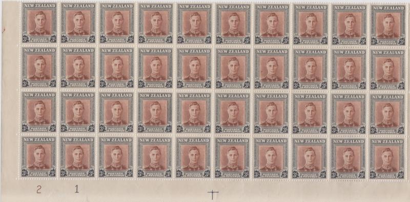 Lot 497 - NEW ZEALAND - Definitives: King George VI - Mowbray Collectables Public Stamp Auction #36 Lot 497 - NEW ZEALAND - Definitives: King George VI - Mowbray Collectables Public Stamp Auction #36