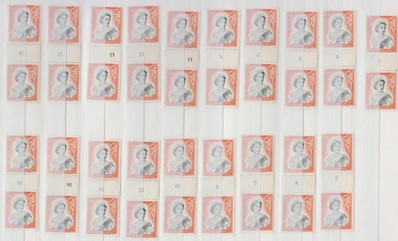 Lot 500 - NEW ZEALAND - Definitives: Queen Elizabeth II Predecimal - Mowbray Collectables Public Stamp Auction #36 Lot 500 - NEW ZEALAND - Definitives: Queen Elizabeth II Predecimal - Mowbray Collectables Public Stamp Auction #36