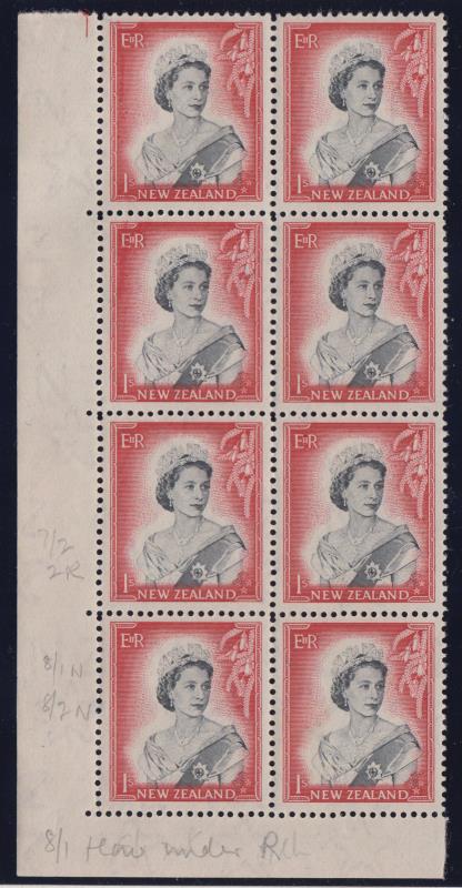 Lot 502 - NEW ZEALAND - Definitives: Queen Elizabeth II Predecimal - Mowbray Collectables Public Stamp Auction #36 Lot 502 - NEW ZEALAND - Definitives: Queen Elizabeth II Predecimal - Mowbray Collectables Public Stamp Auction #36