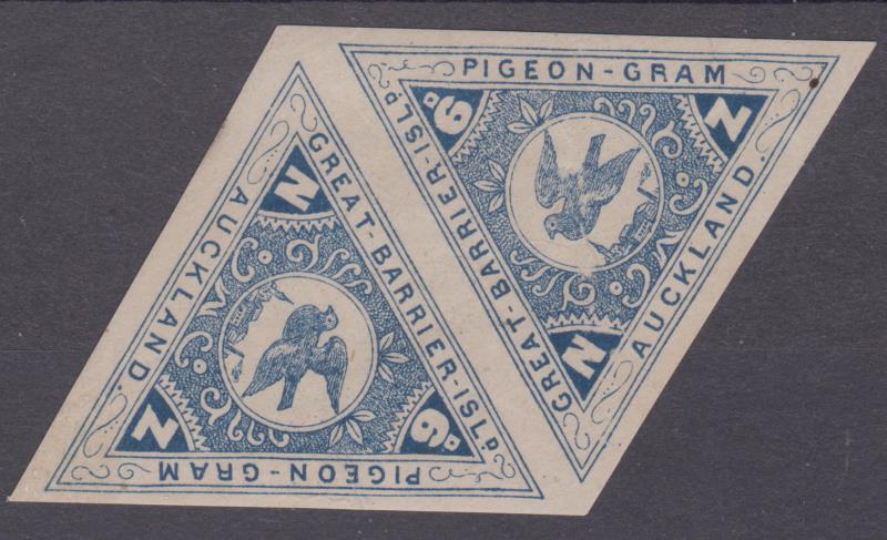 Lot 555 - NEW ZEALAND - Pigeon Post - Mowbray Collectables Public Stamp Auction #36 Lot 555 - NEW ZEALAND - Pigeon Post - Mowbray Collectables Public Stamp Auction #36