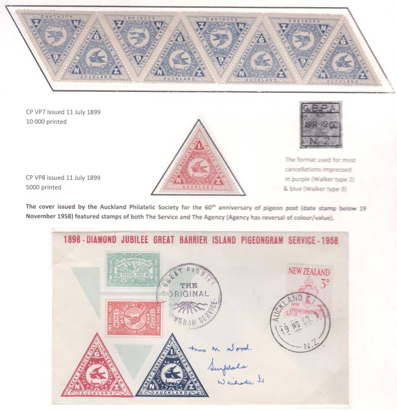 Lot 559 - NEW ZEALAND - Pigeon Post - Mowbray Collectables Public Stamp Auction #36 Lot 559 - NEW ZEALAND - Pigeon Post - Mowbray Collectables Public Stamp Auction #36