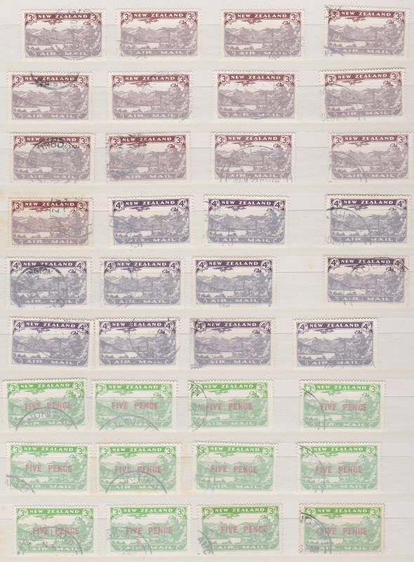 Lot 569 - NEW ZEALAND - Airmail - Mowbray Collectables Public Stamp Auction #36 Lot 569 - NEW ZEALAND - Airmail - Mowbray Collectables Public Stamp Auction #36