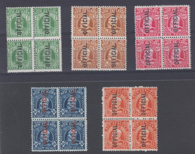 Lot 698 - New Zealand - Officials - Mowbray Collectables Public Stamp Auction #36 Lot 698 - New Zealand - Officials - Mowbray Collectables Public Stamp Auction #36