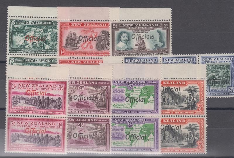 Lot 713 - New Zealand - Officials - Mowbray Collectables Public Stamp Auction #36 Lot 713 - New Zealand - Officials - Mowbray Collectables Public Stamp Auction #36