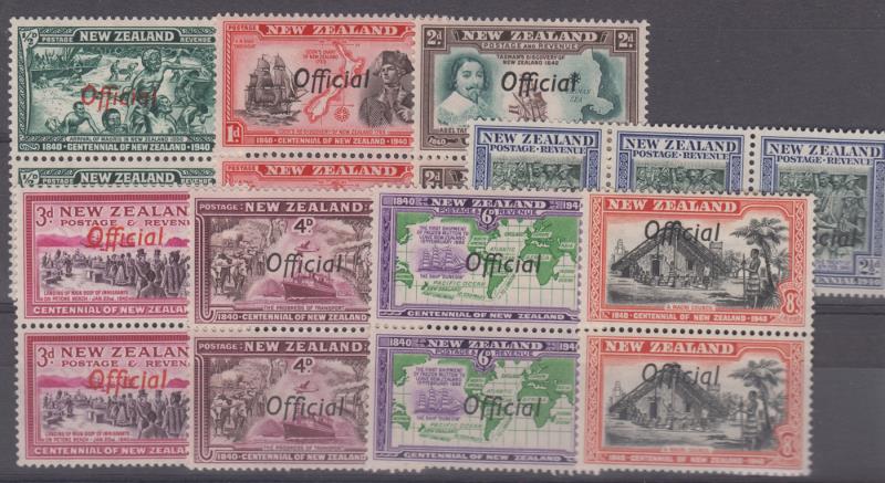 Lot 715 - New Zealand - Officials - Mowbray Collectables Public Stamp Auction #36 Lot 715 - New Zealand - Officials - Mowbray Collectables Public Stamp Auction #36