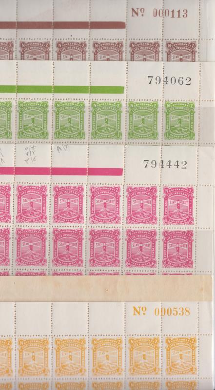 Lot 744 - New Zealand - Life Insurance  -  Mowbray Collectables ​Public Stamp Auction #36