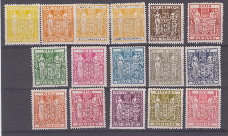 Lot 765 - NEW ZEALAND - Postal Fiscals: Arms - Mowbray Collectables Public Stamp Auction #36 Lot 765 - NEW ZEALAND - Postal Fiscals: Arms - Mowbray Collectables Public Stamp Auction #36