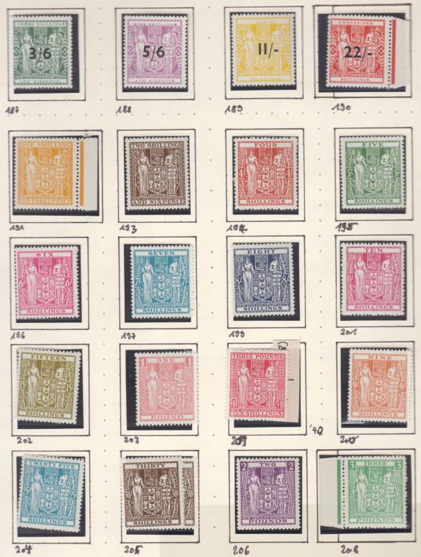 Lot 772 - NEW ZEALAND - Postal Fiscals: Arms - Mowbray Collectables Public Stamp Auction #36 Lot 772 - NEW ZEALAND - Postal Fiscals: Arms - Mowbray Collectables Public Stamp Auction #36