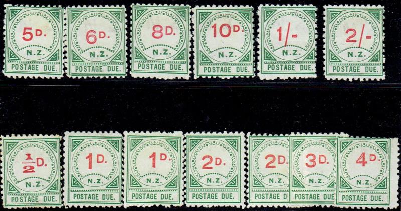 Lot 851 - New Zealand - Postage Dues - Mowbray Collectables Public Stamp Auction #36 Lot 851 - New Zealand - Postage Dues - Mowbray Collectables Public Stamp Auction #36