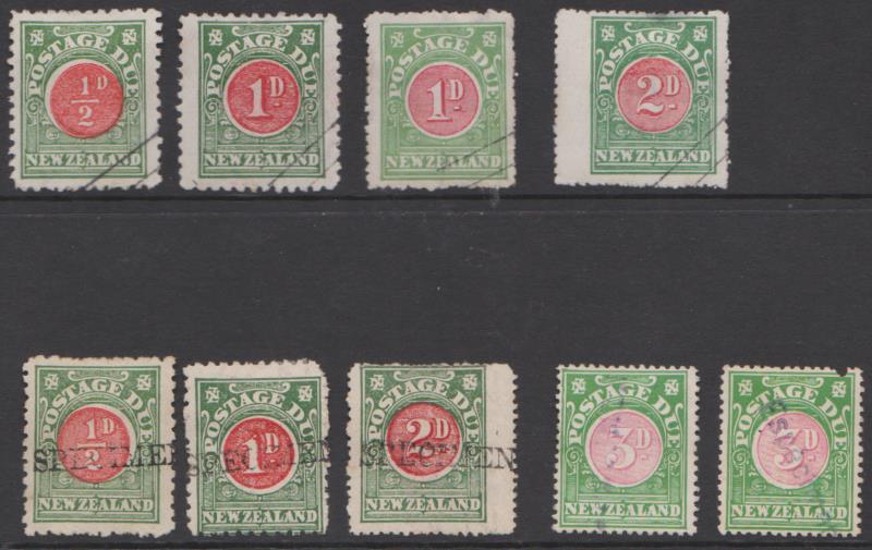 Lot 859 - New Zealand - Postage Dues - Mowbray Collectables Public Stamp Auction #36 Lot 859 - New Zealand - Postage Dues - Mowbray Collectables Public Stamp Auction #36