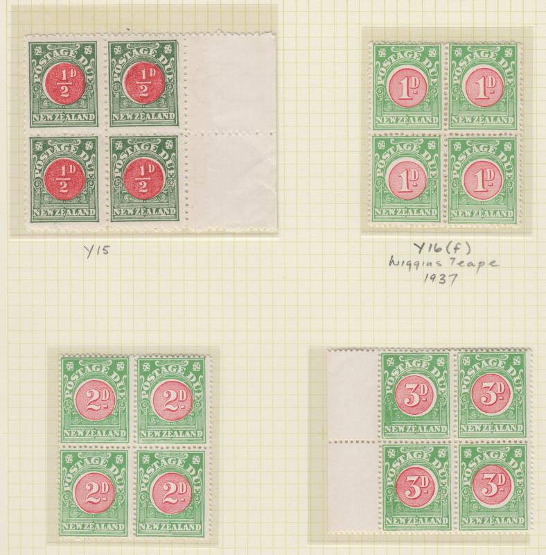 Lot 860 - New Zealand - Postage Dues - Mowbray Collectables Public Stamp Auction #36 Lot 860 - New Zealand - Postage Dues - Mowbray Collectables Public Stamp Auction #36