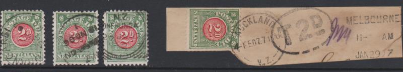 Lot 865 - New Zealand - Postage Dues - Mowbray Collectables Public Stamp Auction #36 Lot 865 - New Zealand - Postage Dues - Mowbray Collectables Public Stamp Auction #36
