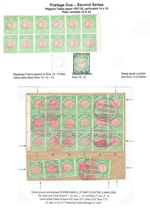 Lot 886 - New Zealand - Postage Dues  -  Mowbray Collectables ​Public Stamp Auction #36