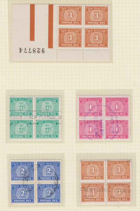 Lot 899 - New Zealand - Postage Dues  -  Mowbray Collectables ​Public Stamp Auction #36
