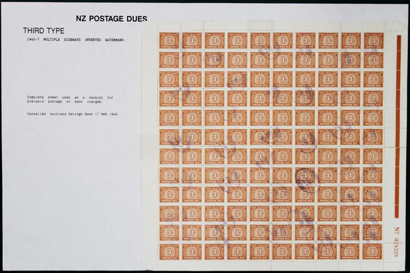 Lot 902 - New Zealand - Postage Dues  -  Mowbray Collectables ​Public Stamp Auction #36